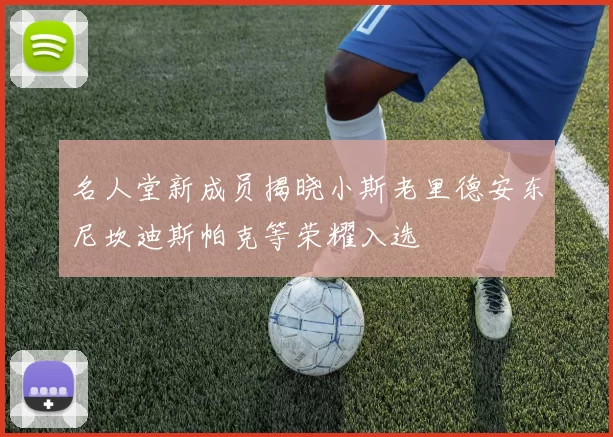 名人堂新成员揭晓小斯老里德安东尼坎迪斯帕克等荣耀入选